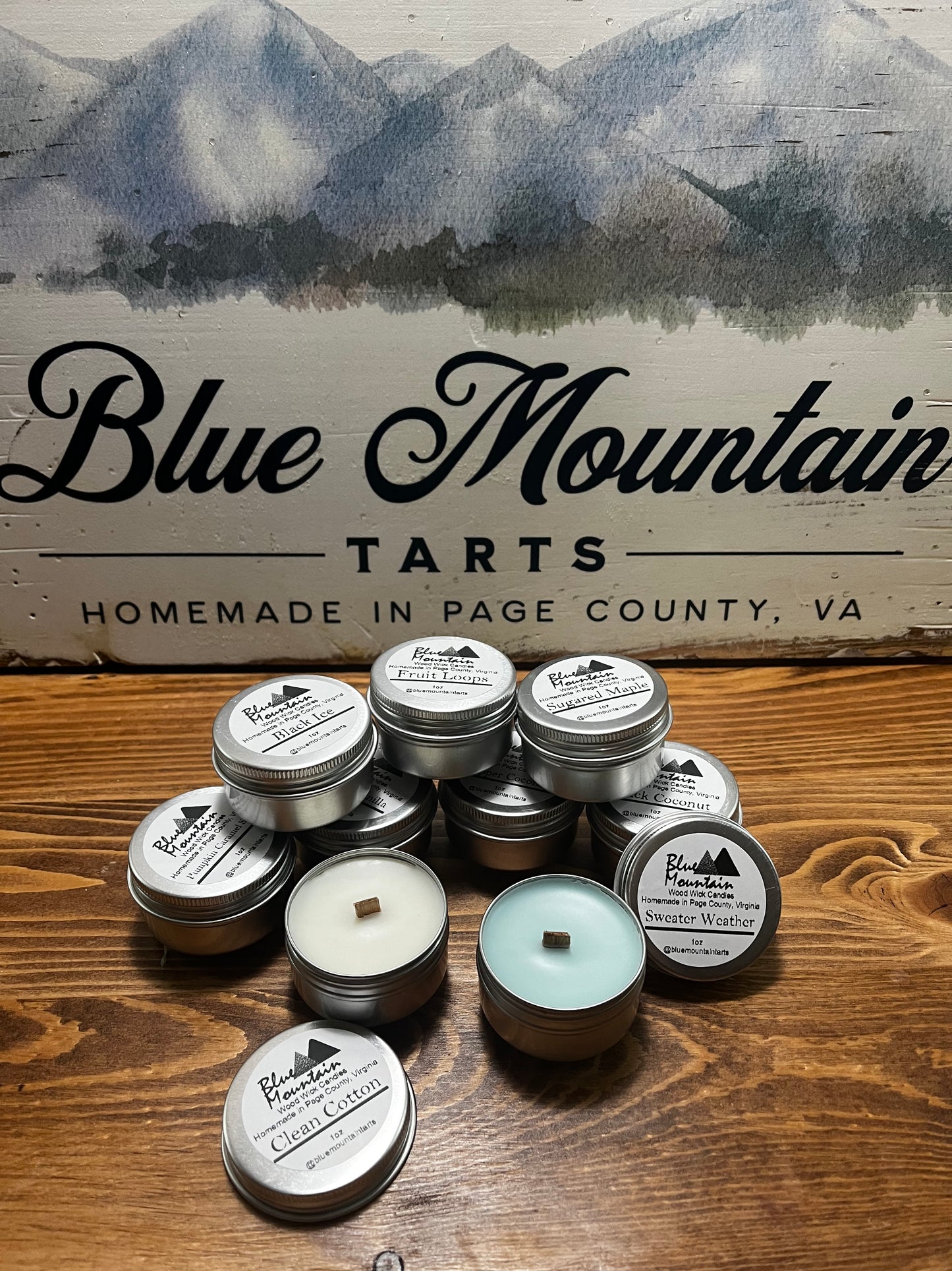 Mini Tin Candles